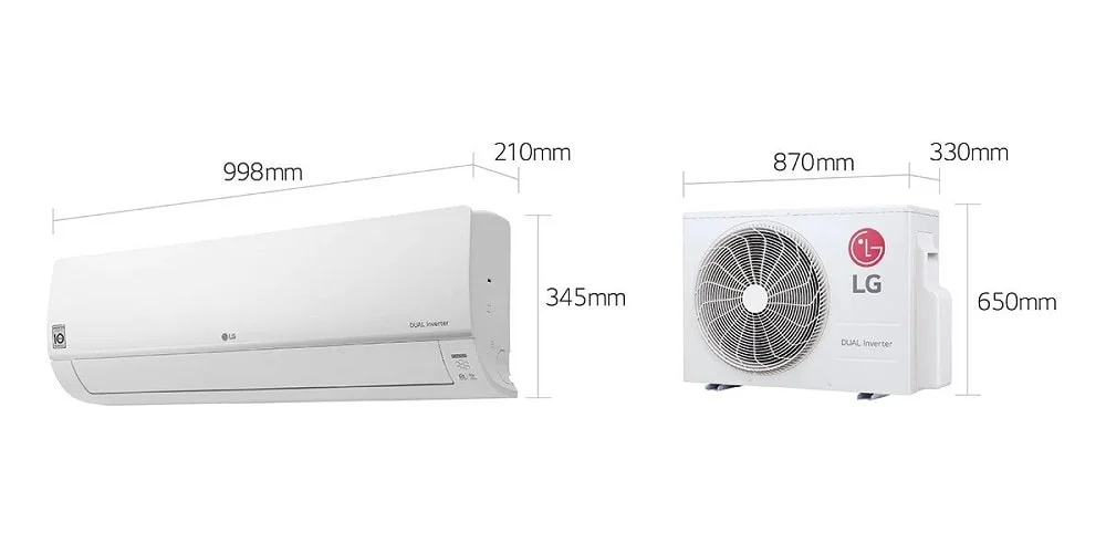 کولر گازی ال جی 26000 هزار دوال اینورتر مدل BMP-26K