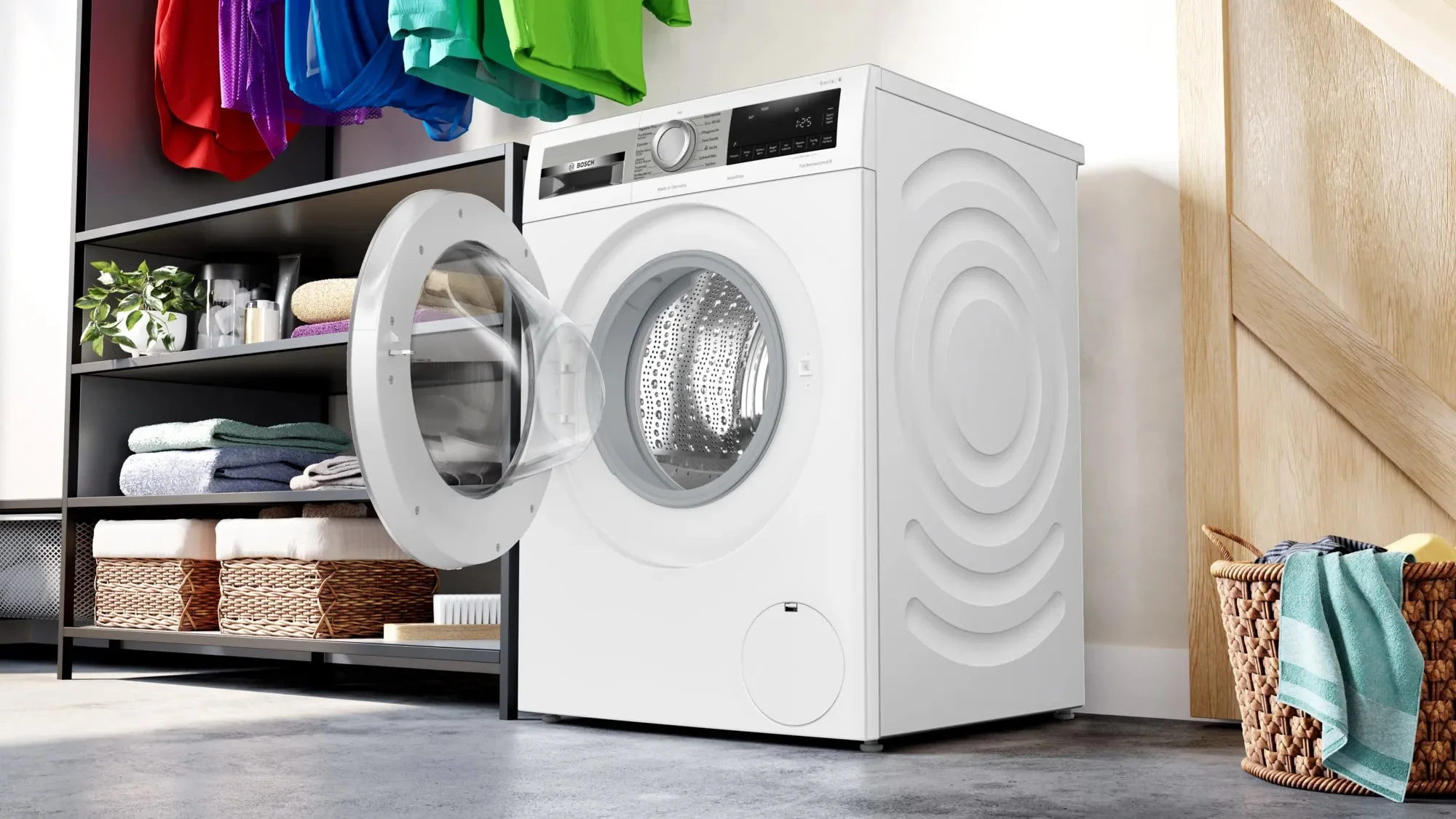 ماشین لباسشویی بوش 10 کیلو سری 6 آلمان مدل WGG256M90 سفید
